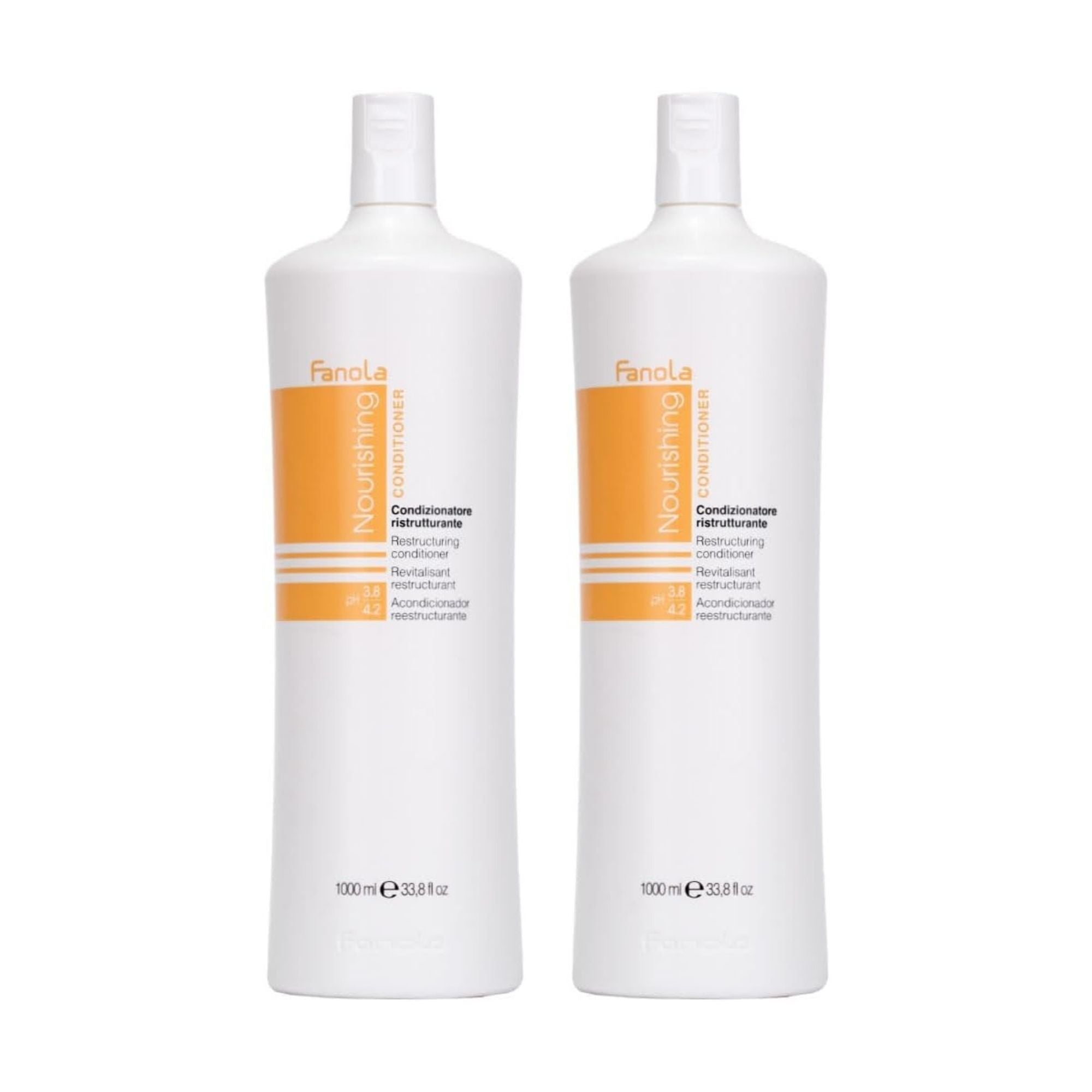 Fanola 1L Nourishing Restructuring Conditioner x2