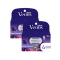 Gillette Venus Extra Smooth Miami Midnight Cartridges 4pk x2