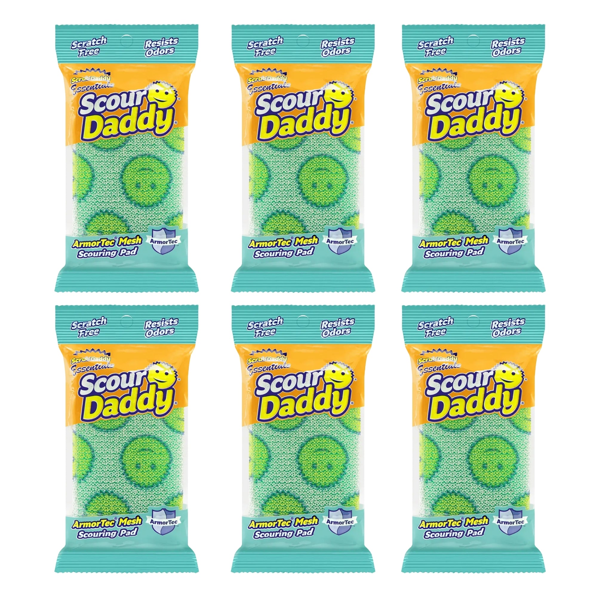 Scrub Daddy Essentials Scour - Green x6