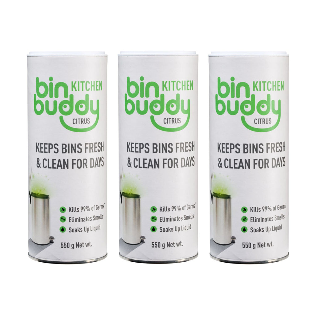 Bin Buddy Citrus 550g Power x3