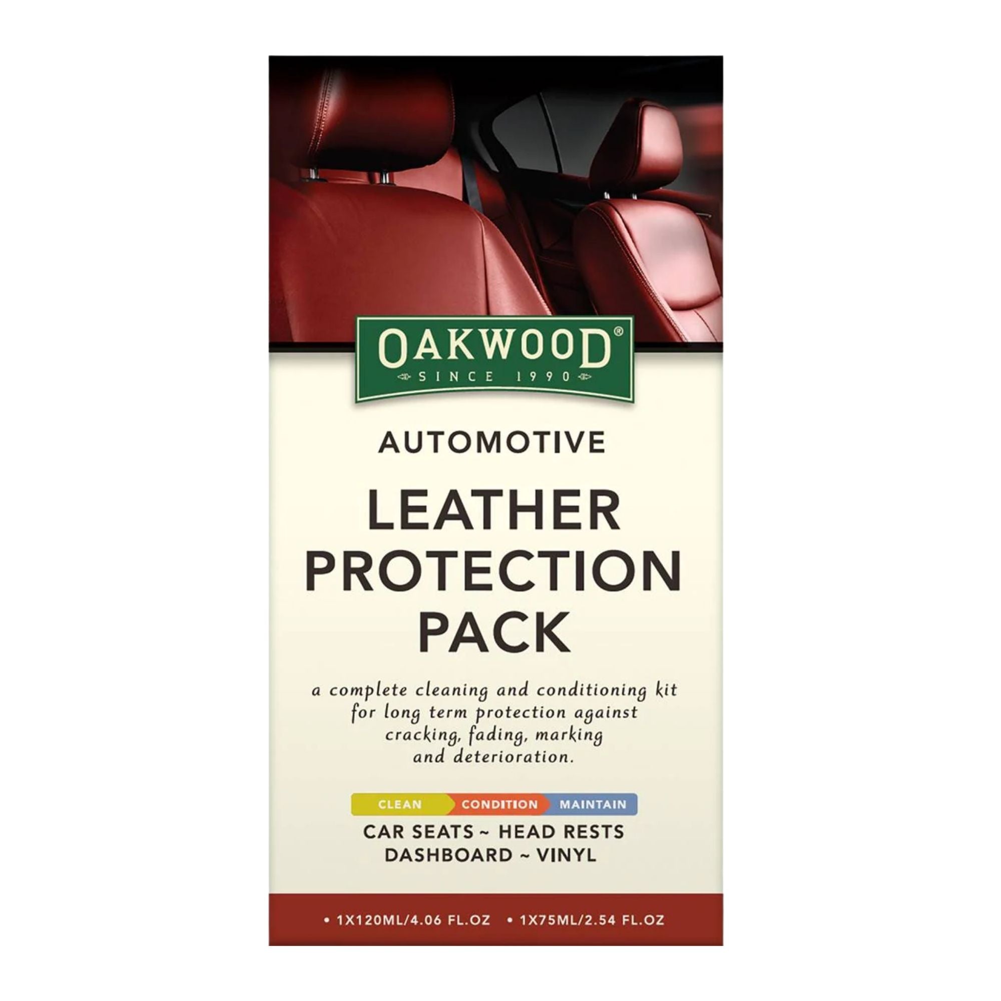 Oakwood Leather Protection 4pc Pack