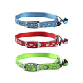 Purina Cats Reflective Adjustable 23 to 27cm Collar Colour Randomly Selected x3