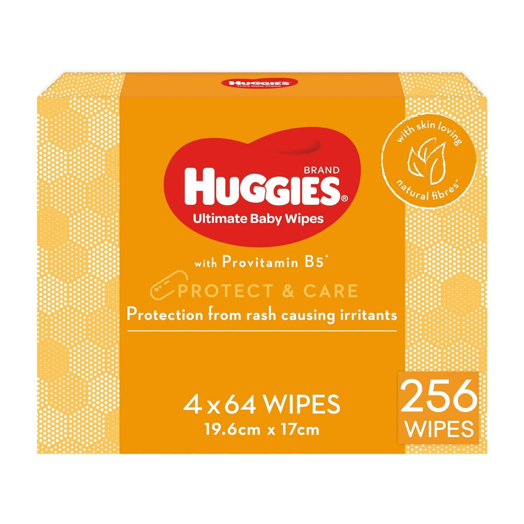 Huggies Baby Ultimate Wipes 64pk x4
