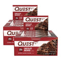 Quest Chocolate Brownie Protein Bars 12x60g x2