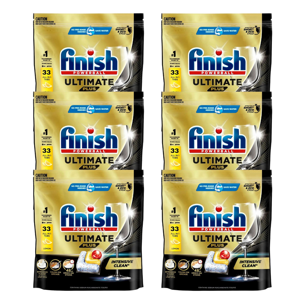 Finish Ultimate Plus x 198 Lemon Dishwasher Tablets