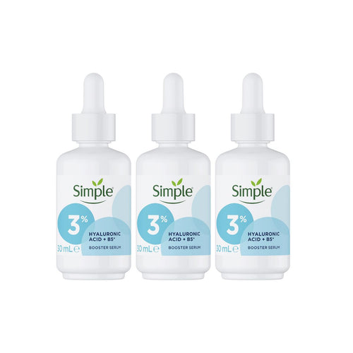 3x Simple Booster Serum 3% Hyaluronic Acid and B5