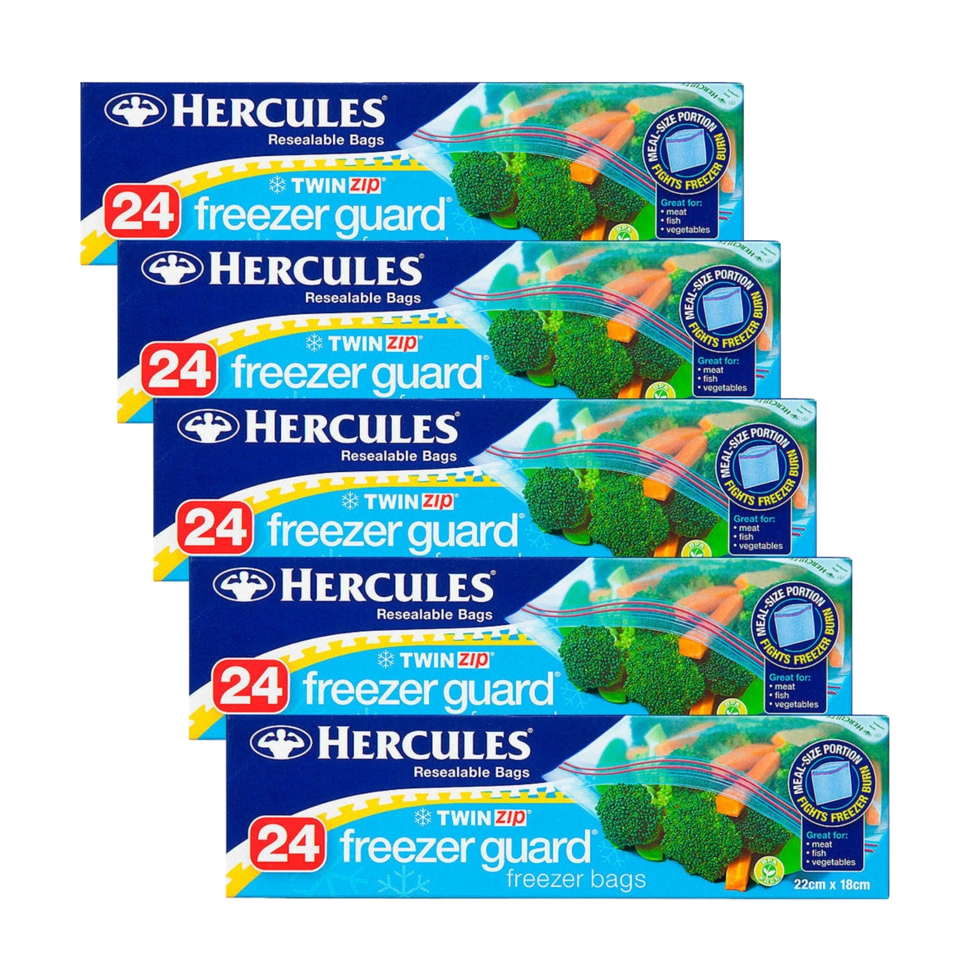 Hercules Freezer Guard Bags 24pk x5