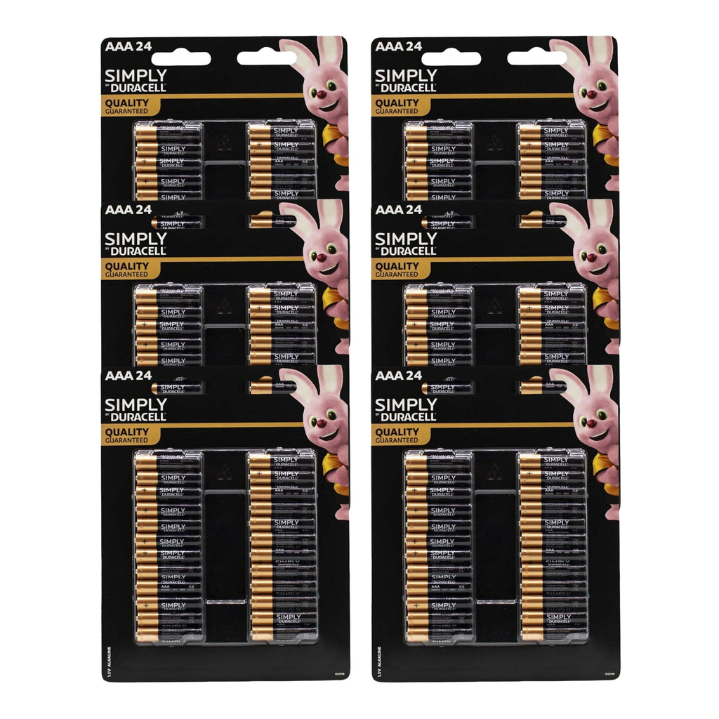 Duracell AAA Batteries 24pk x6