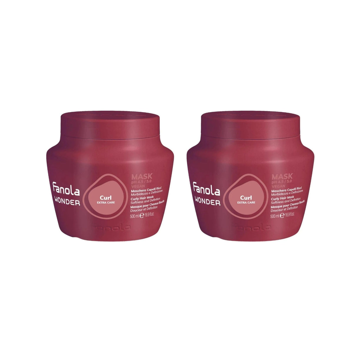Fanola 500ml Wonder Curl Mask x2