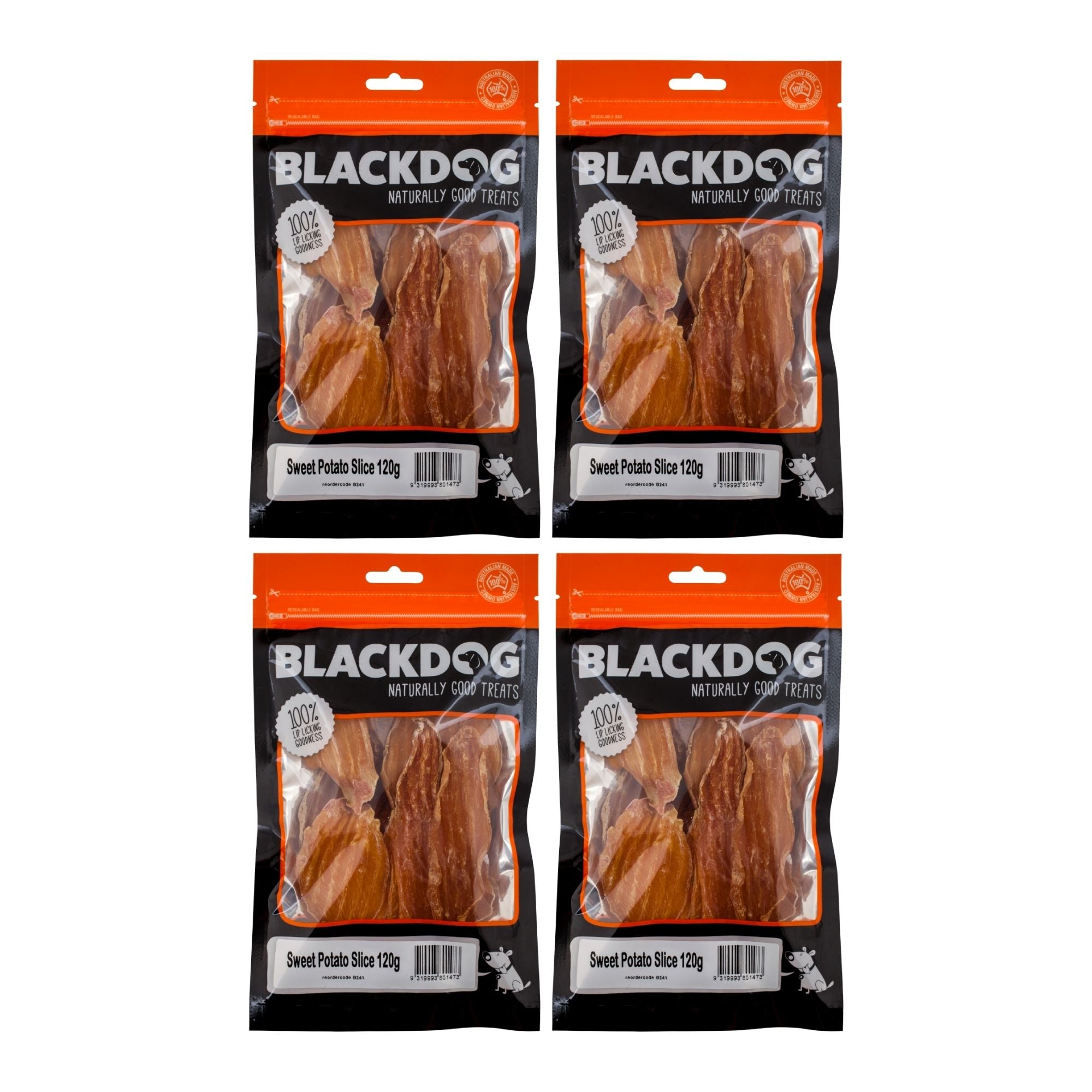 Blackdog Sweet Potato Slice 120g x 4pk