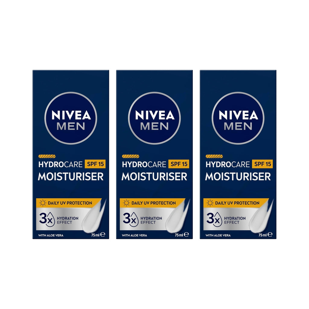 Nivea Men 75mL Protective Moisturiser x3