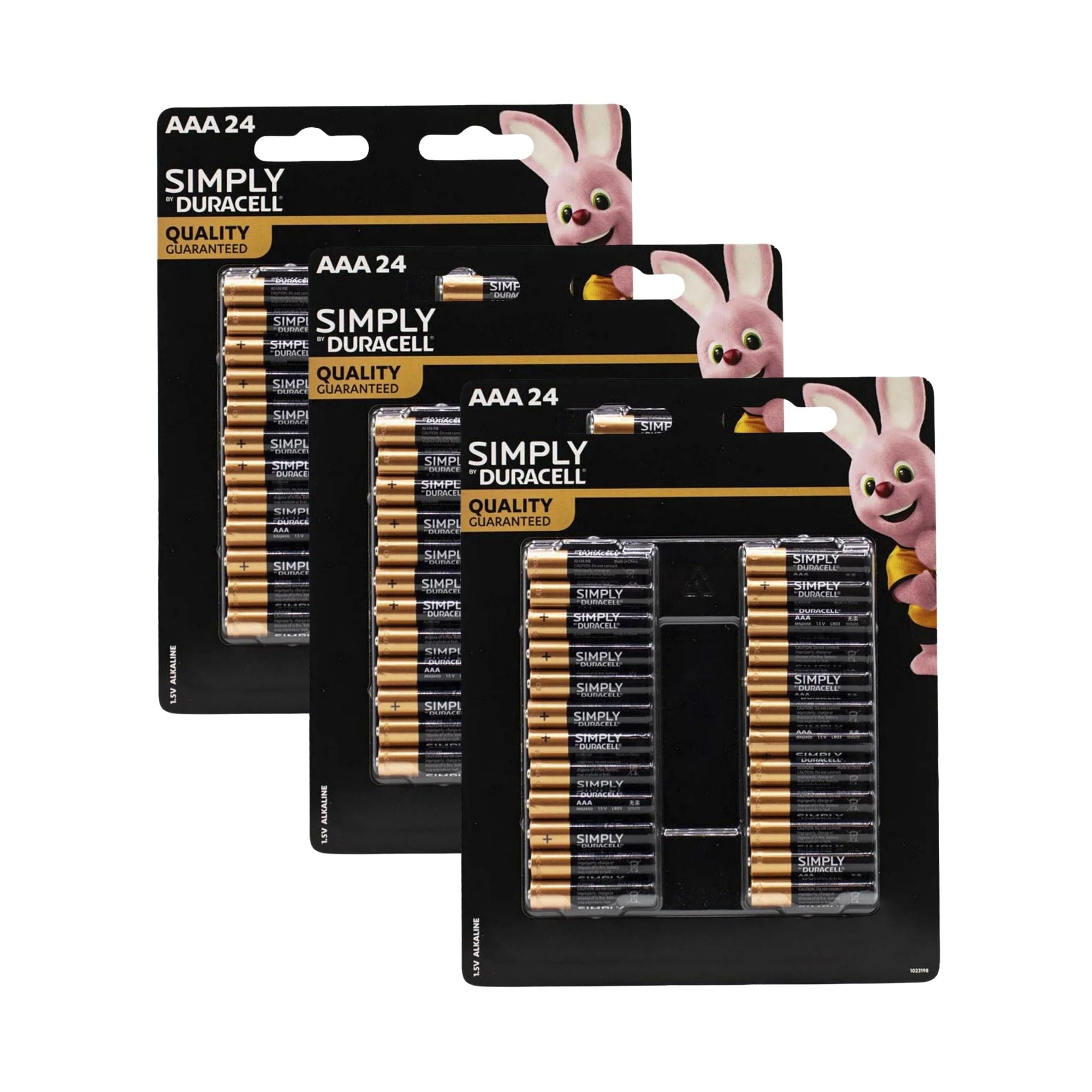 Duracell AAA Batteries 24pk x3