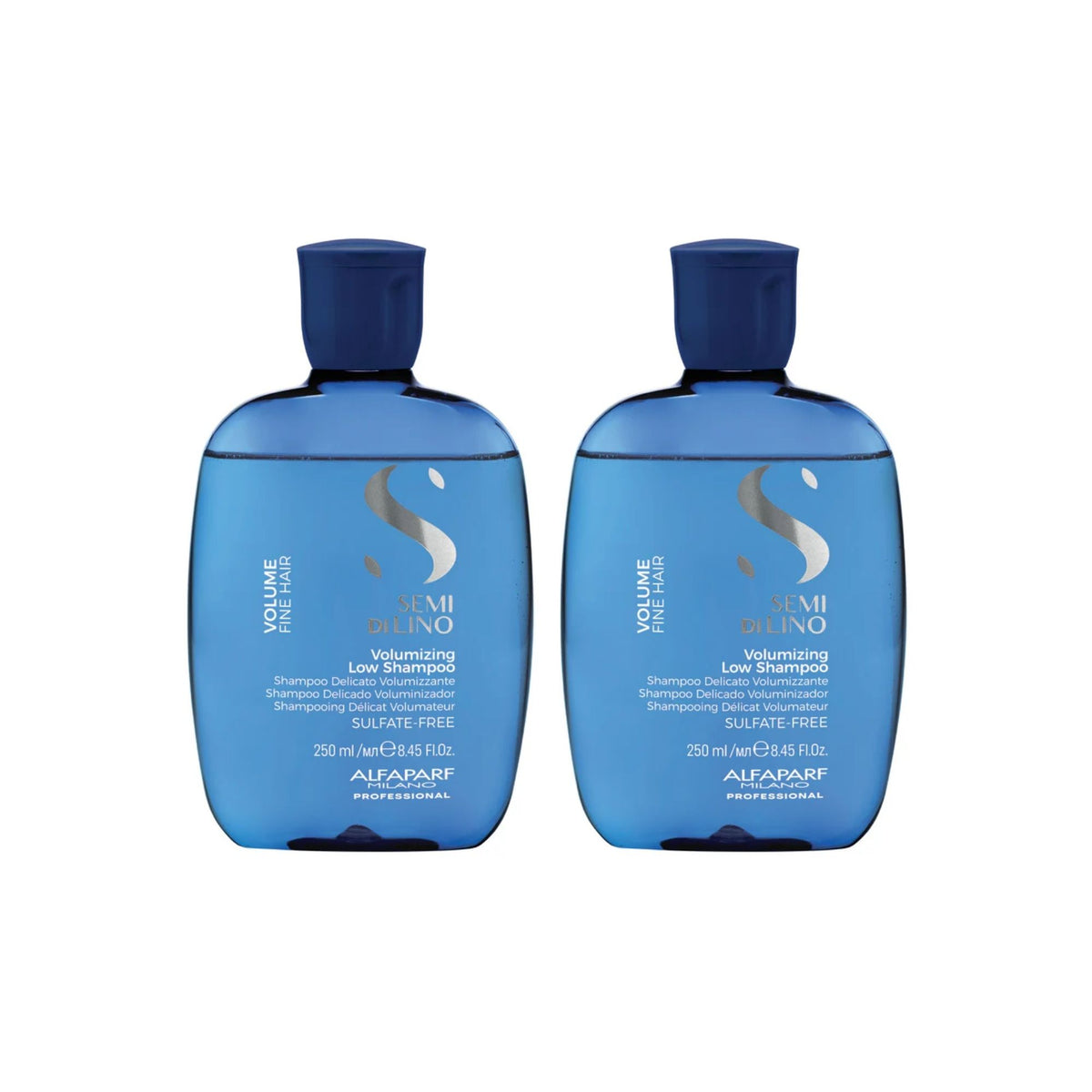 Alfaparf Milano 250ml Semi Di Lino Volumizing Low Shampoo x2