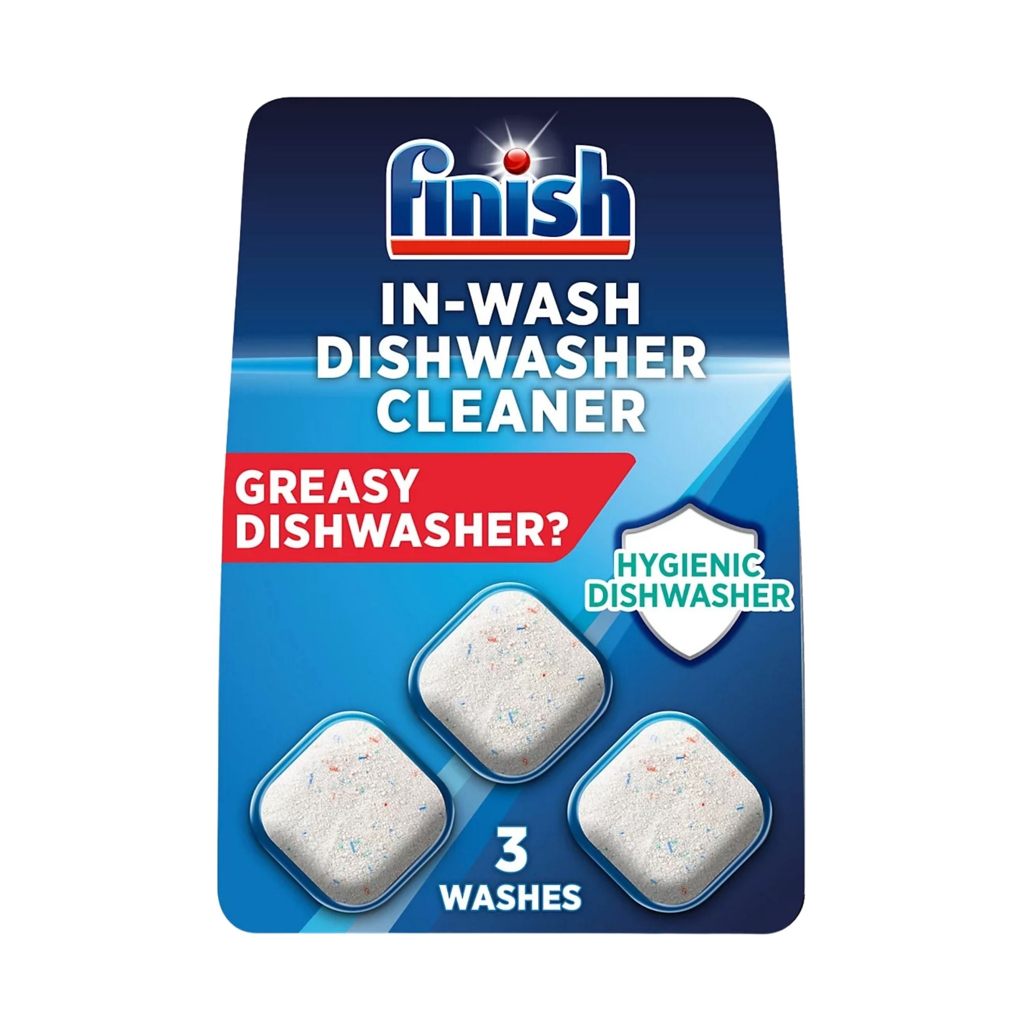 Finish In Wash Dishwasher Cleaner 3pk