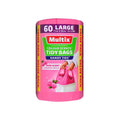Multix 34L Large Colour Scent Rose Kitchen Tidy Bags 60pk