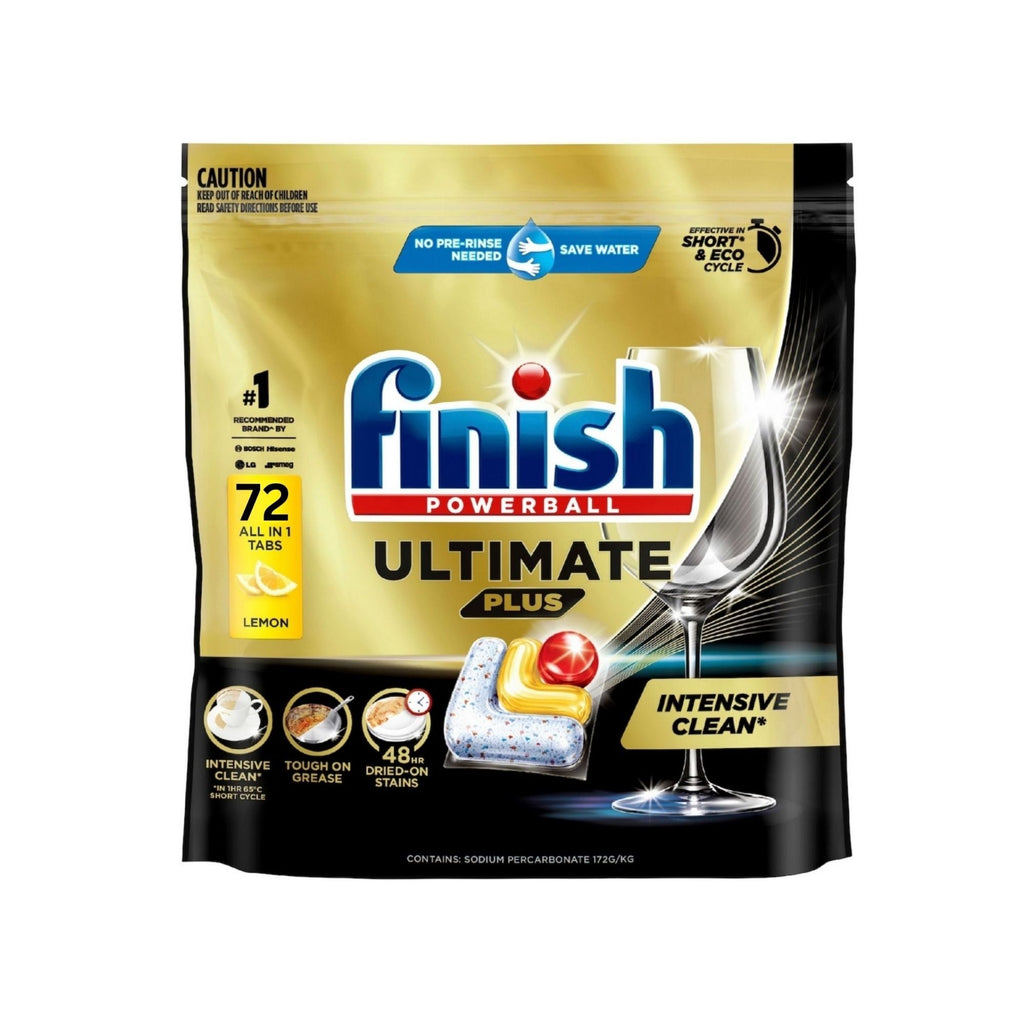 Finish Ultimate Plus x 72 Lemon Dishwasher Tablets