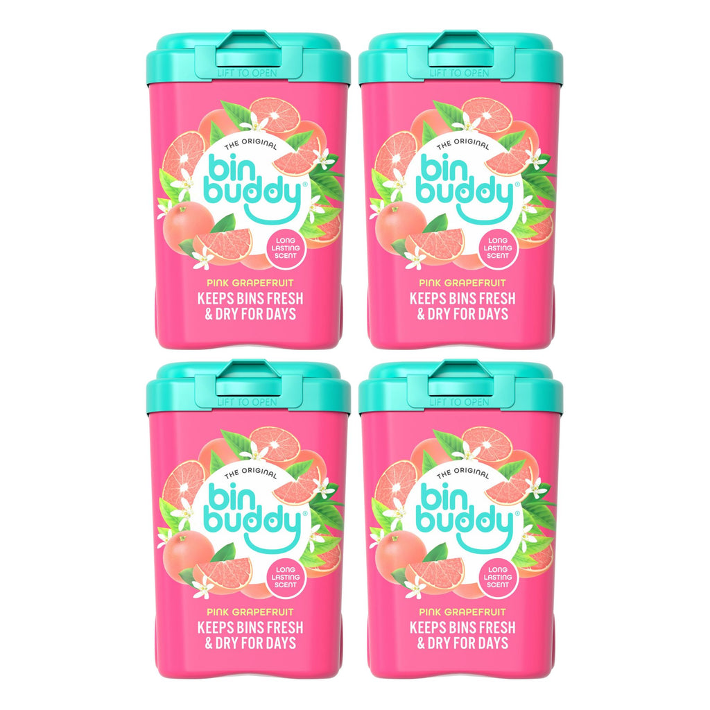 Bin Buddy Fresh Pink Grapefruit 450g Power x4
