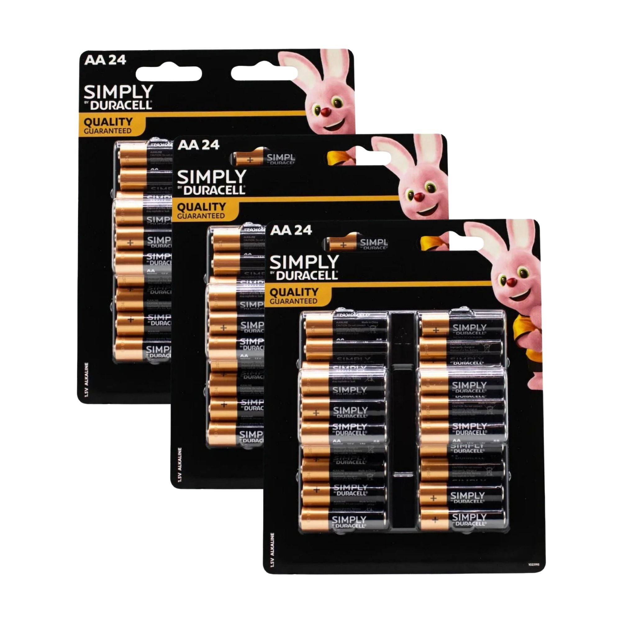 Duracell AA Batteries 24pk x3