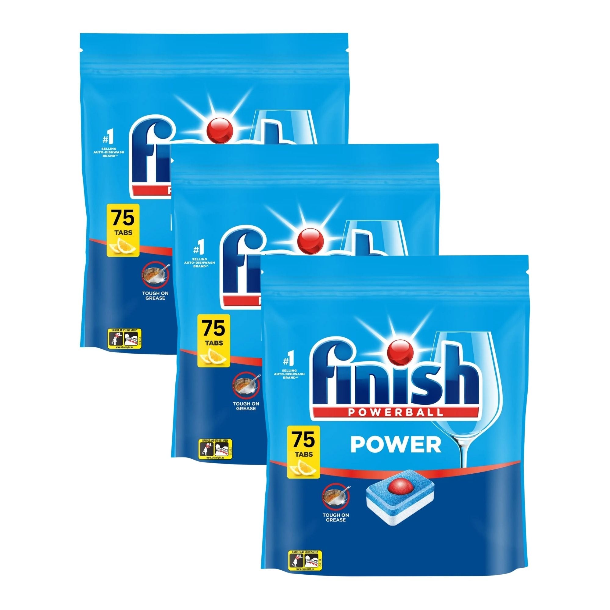 Finish Power Lemon x 225 Dishwashing Tablets