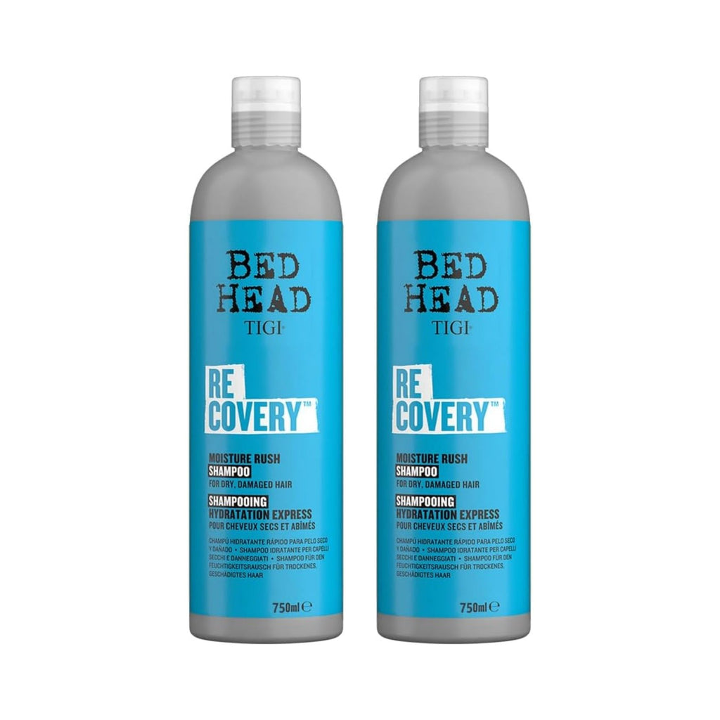 TIGI Bed Head Recovery Moisture Rush Shampoo 750ml x2