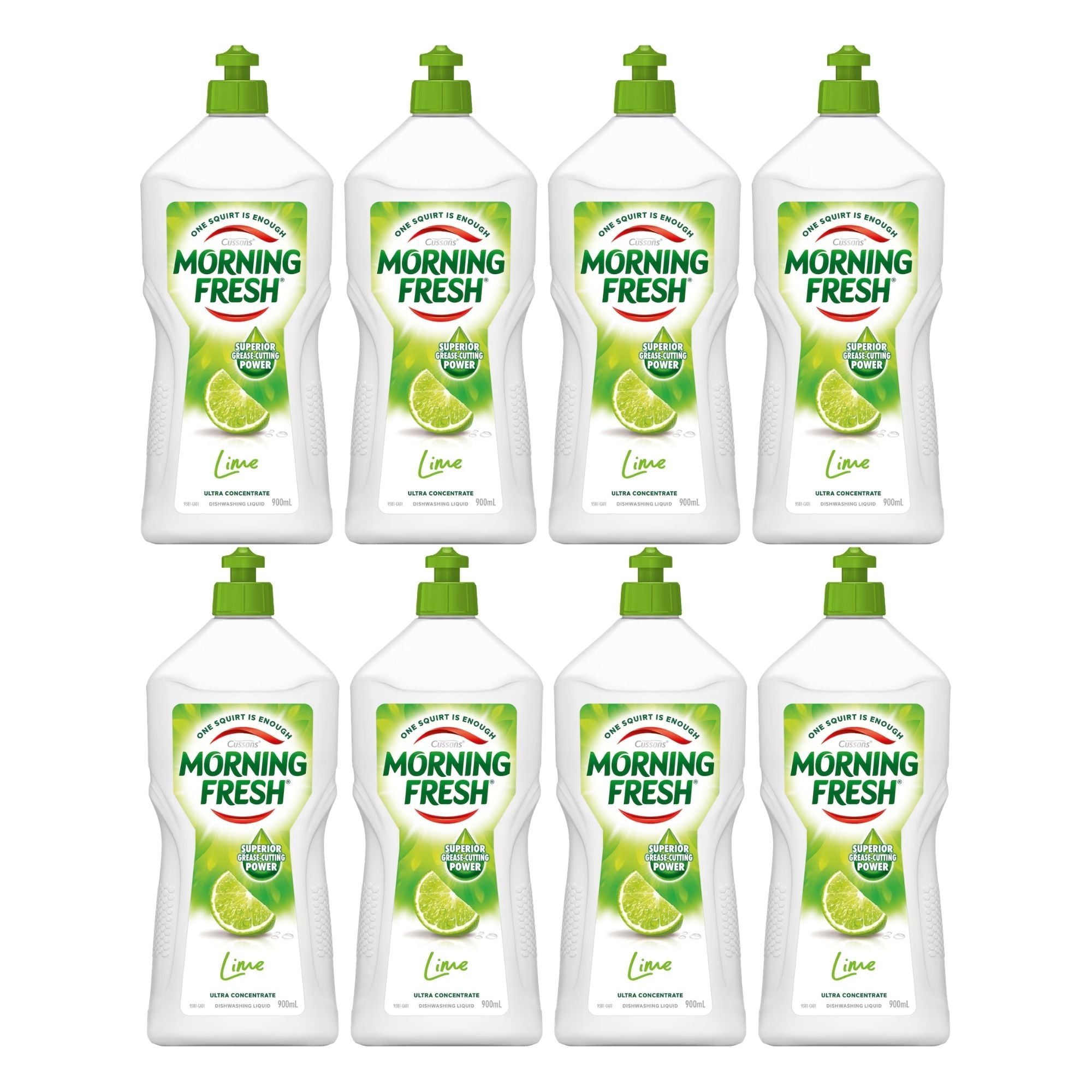 Morning Fresh 900mL Lime  Dishwashing Liquid x8