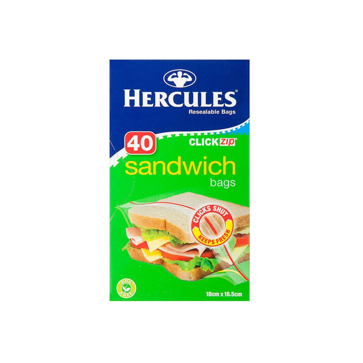 Hercules Sandwich Bags 40pk