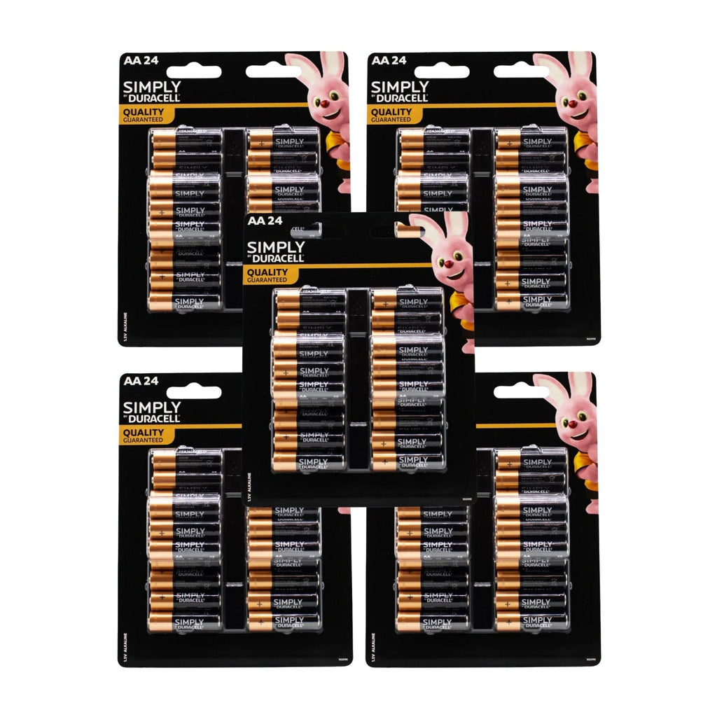 Duracell AA Batteries 24pk x5