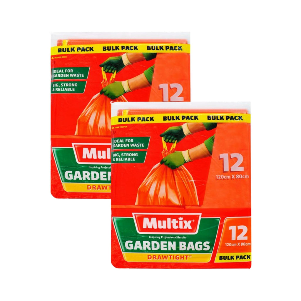 Multix Drawtight Garden Bags 12pk x2
