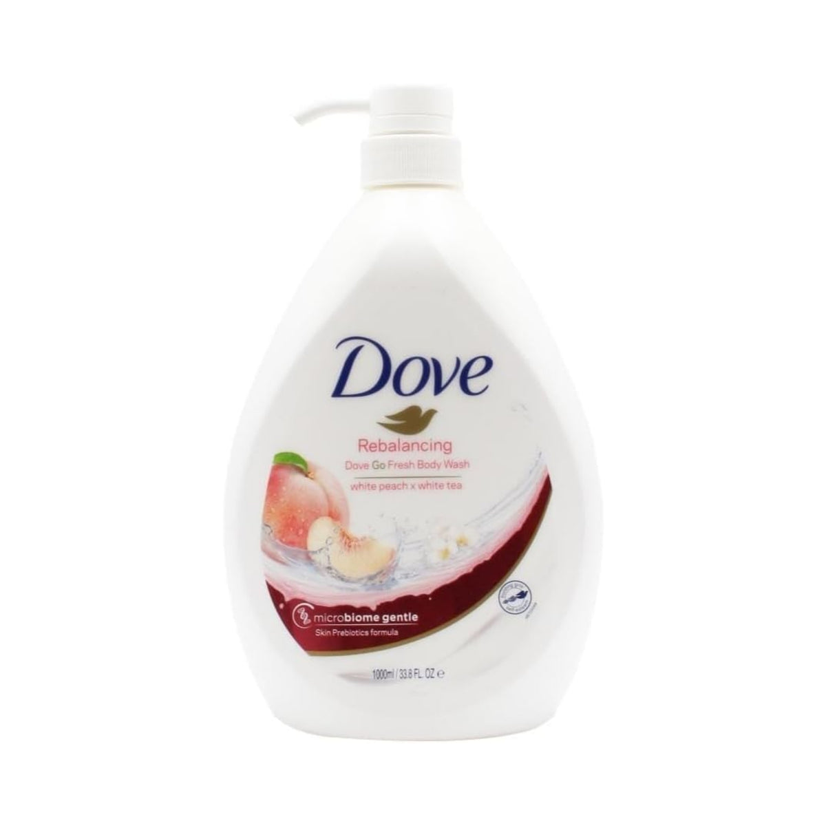 Dove 1L Rebalancing White Peach & Tea Body Wash