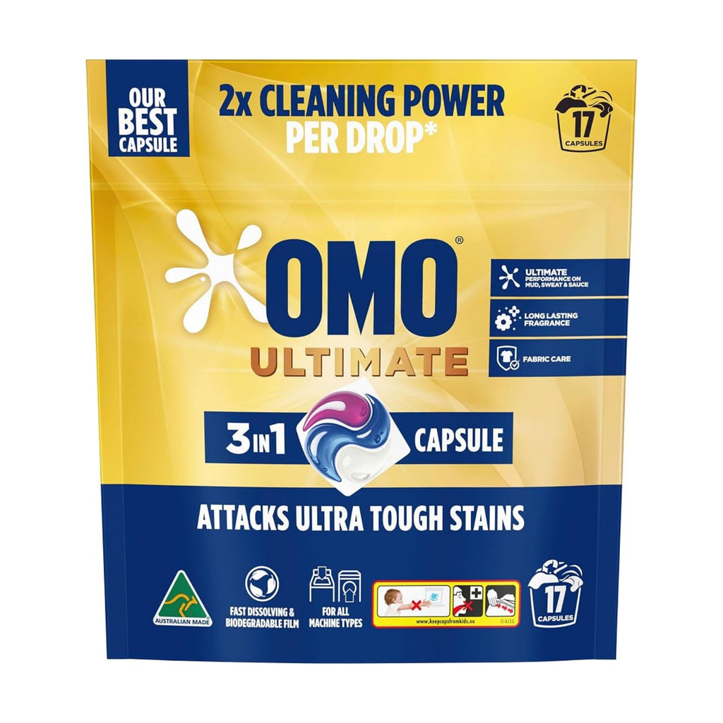 Omo Ultimate 3in1 x 17 Laundry Capsules