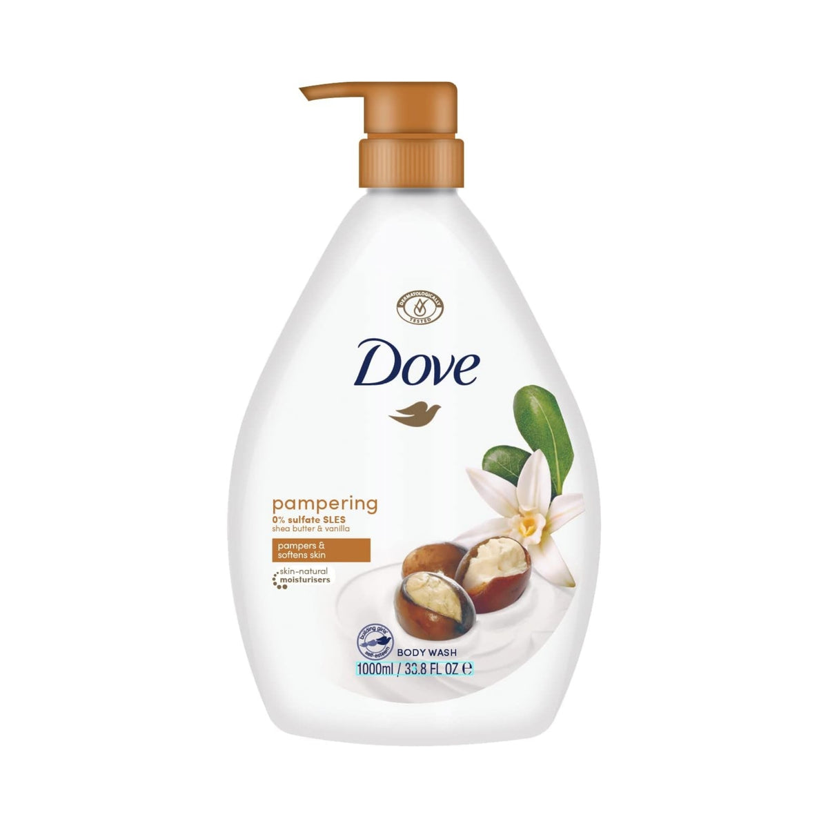 Dove 1L Pampering Shea Butter & Vanilla Body Wash