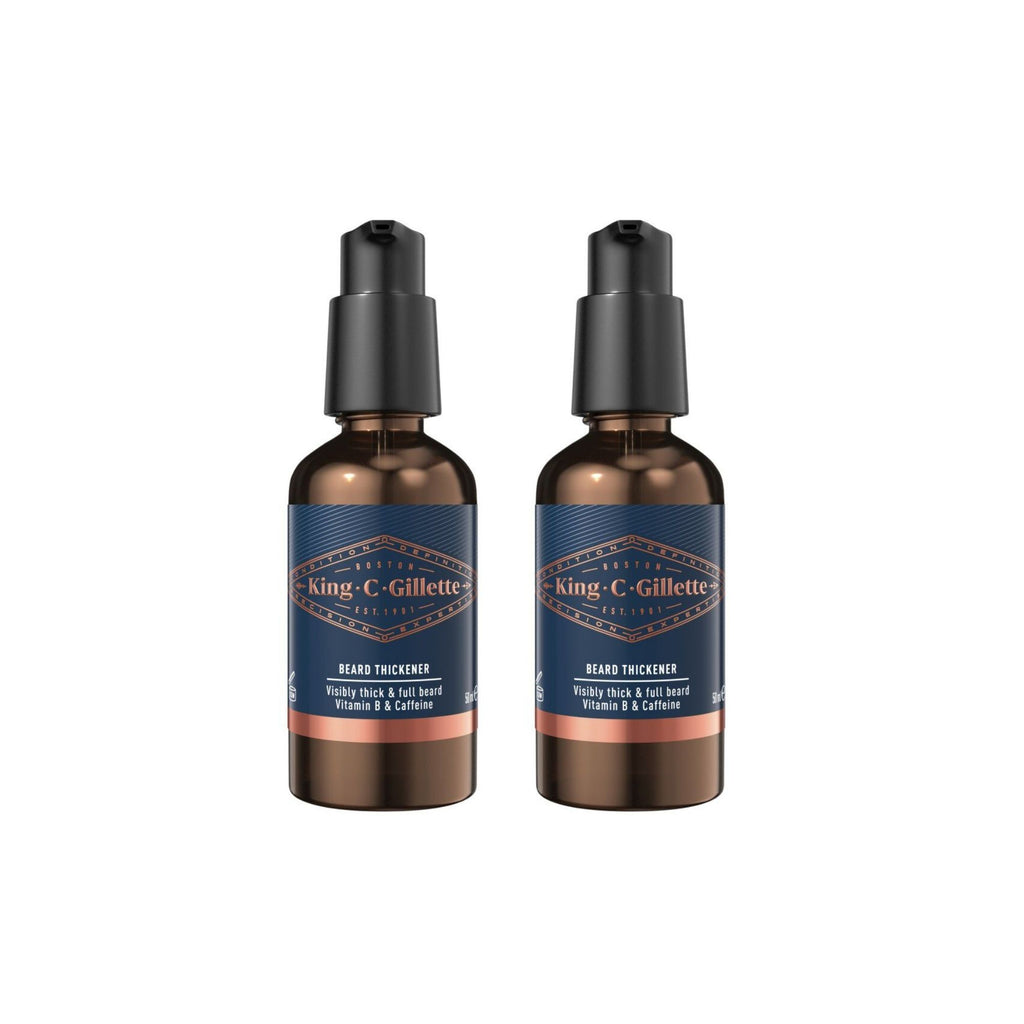 King C Gillette 50ml Beard Thickener x2
