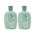 Alfaparf Milano 250ml Semi Di Lino Scalp Rebalance Balancing Low Shampoo x2