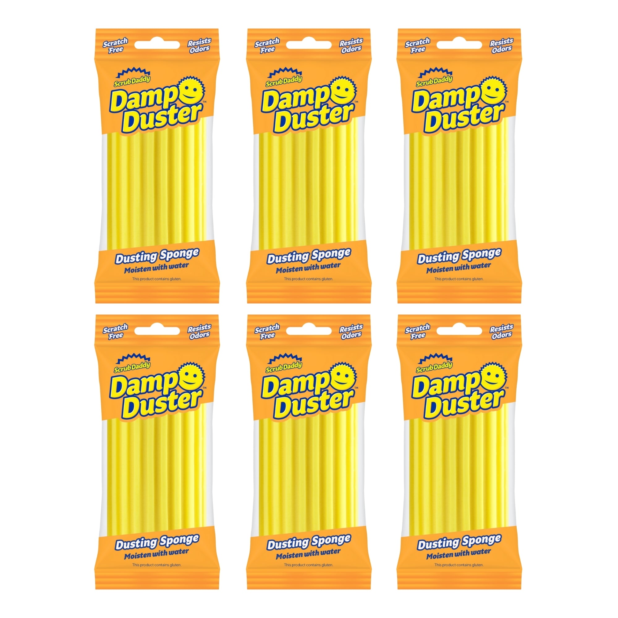 Scrub Daddy Damp Duster - Yellow x6