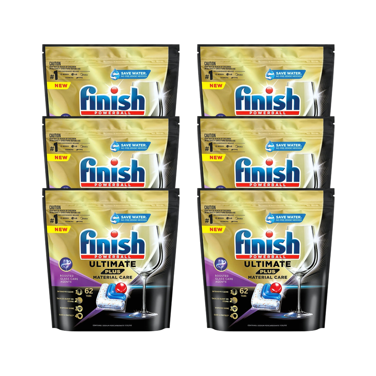 Finish Ultimate Plus Material Care x 372 Dishwasher Tablets