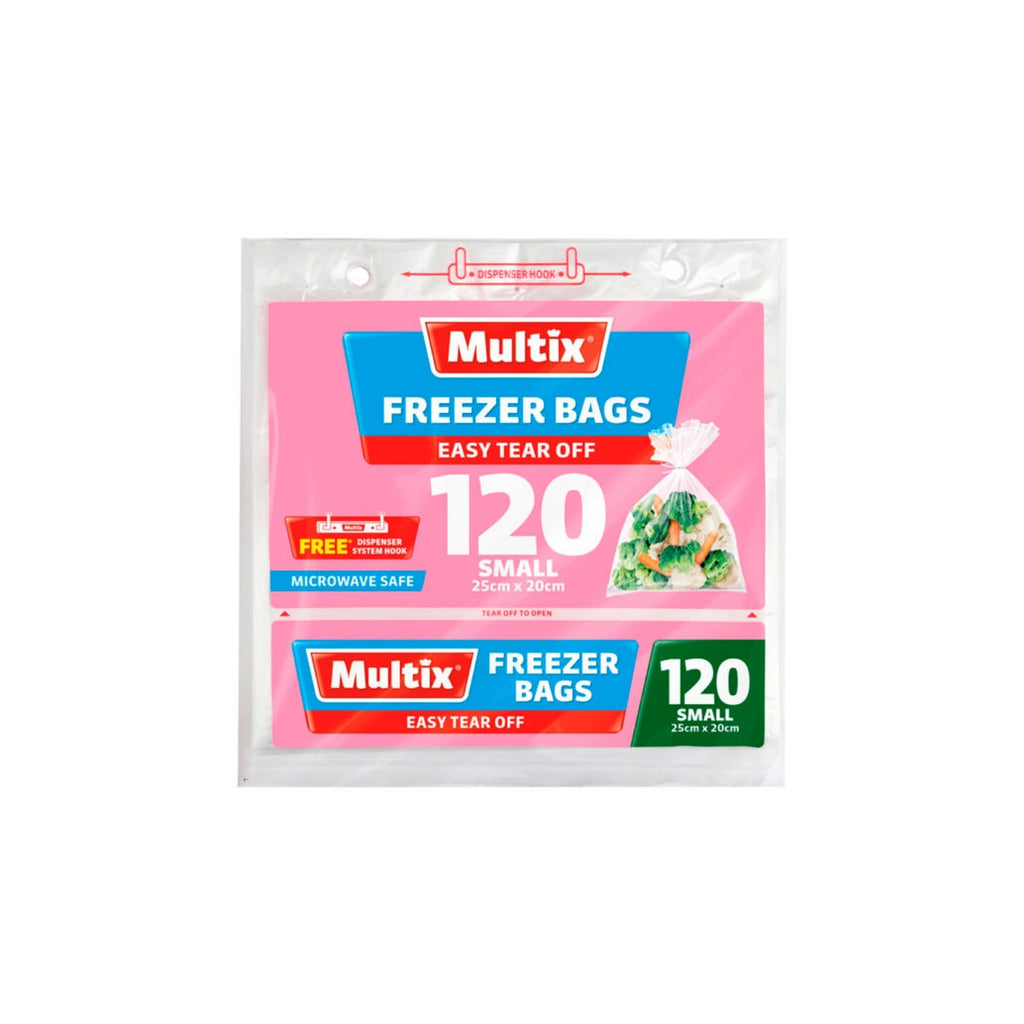 Multix Small Freezer Bags Tear Off 120pk