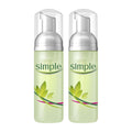 Simple 150mL Vital Vitamin Foaming Cleanser x2