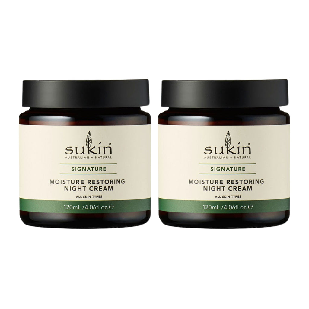 Sukin Moisture Restoring Night Cream 120ml x2