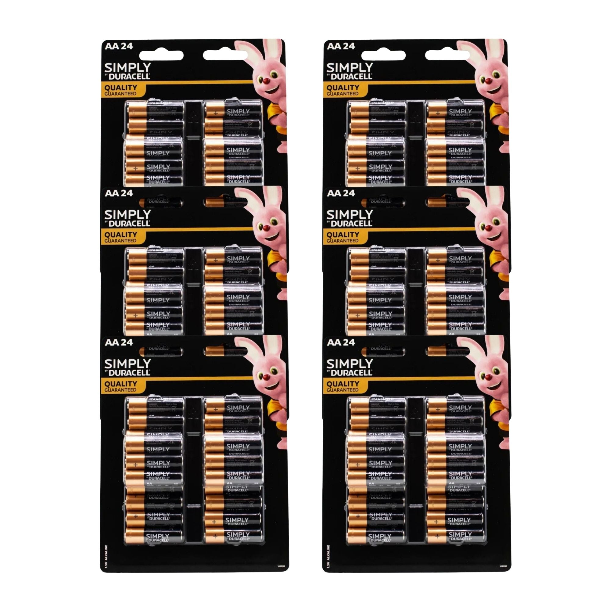 Duracell AA Batteries 24pk x6