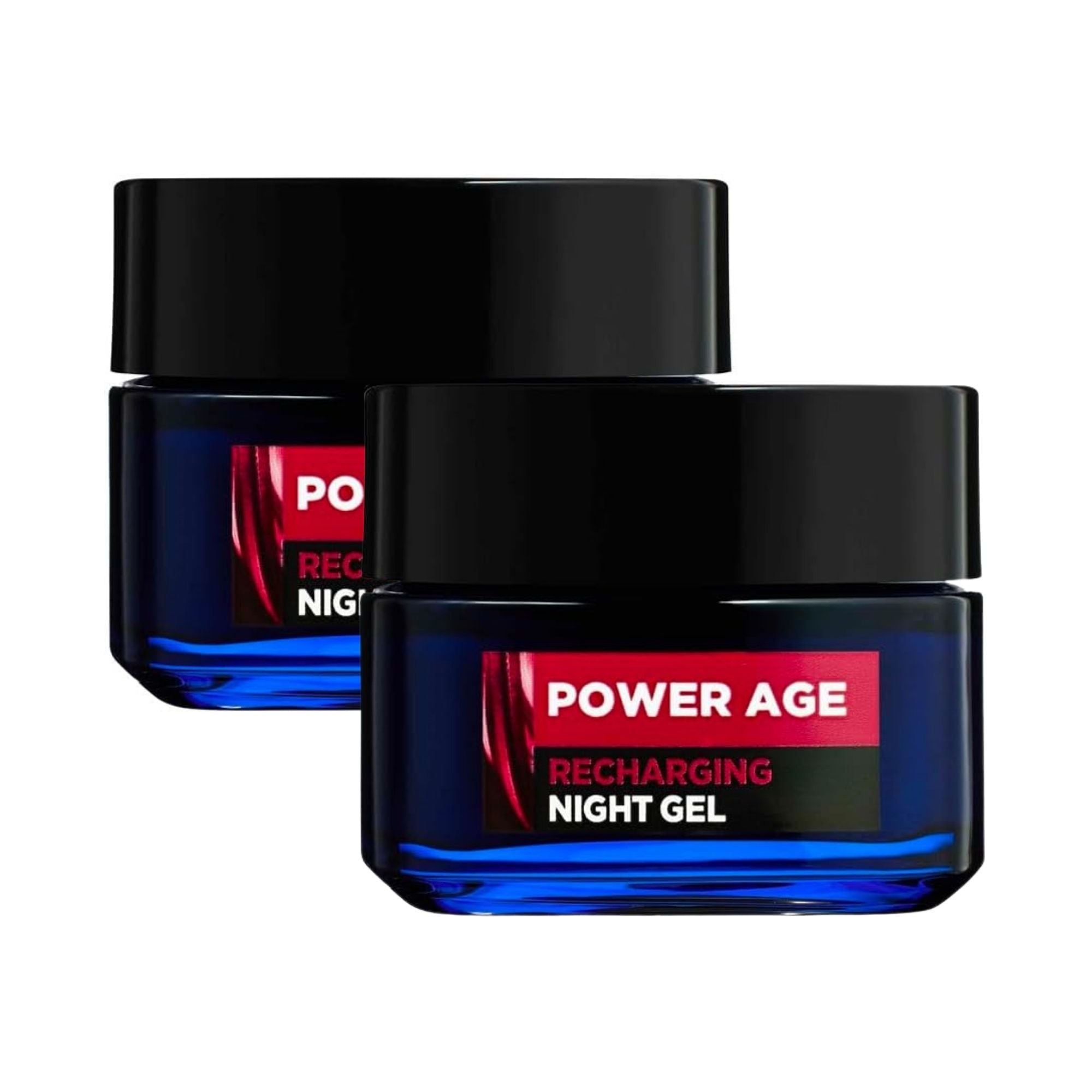 LOreal  50mL Men Night Power Age Recharging Gel x2