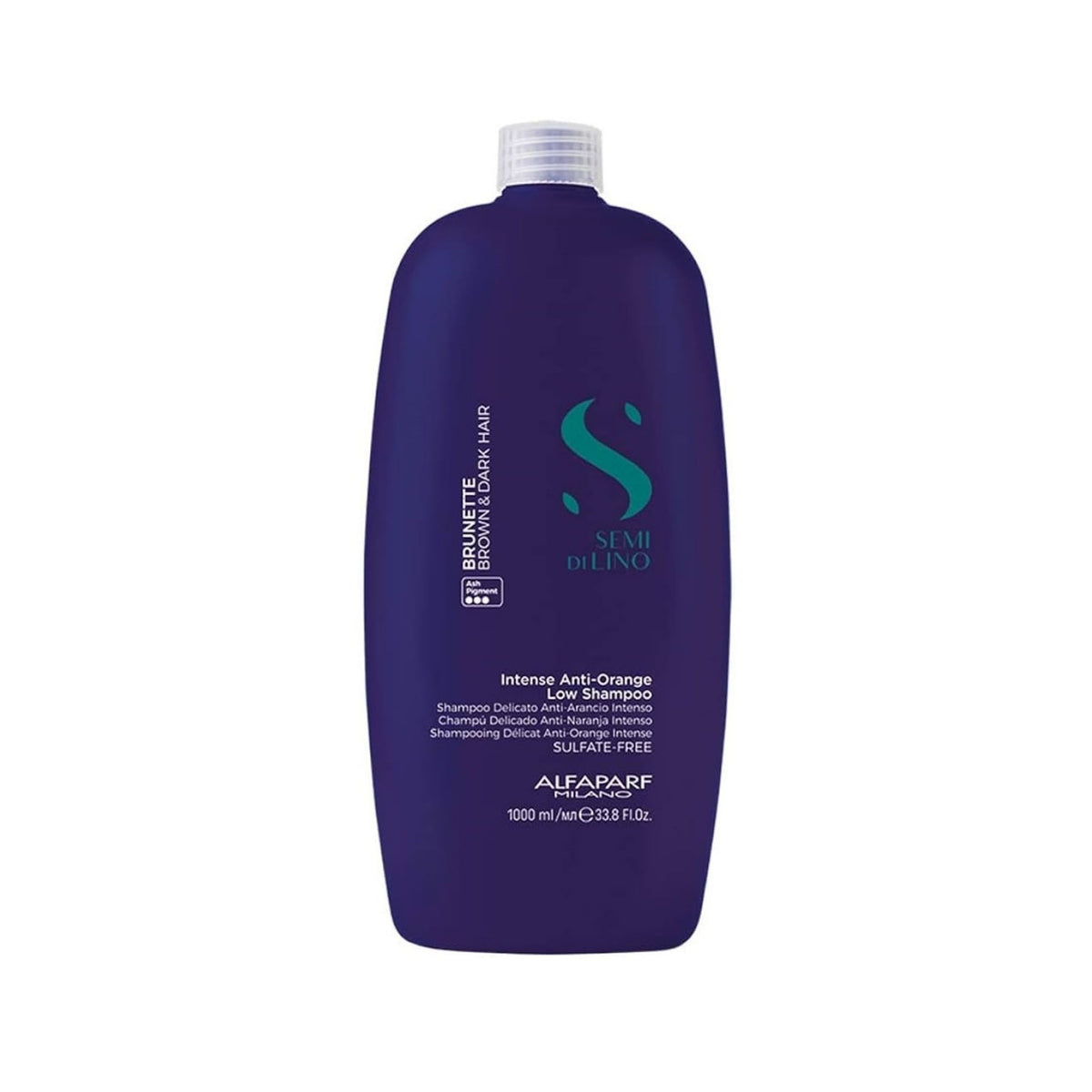 Alfaparf Milano 1000ml Semi di Lino Brunette Anti Orange Low Shampoo