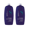 Alfaparf Milano 1000ml Semi di Lino Brunette Anti Orange Low Shampoo x2