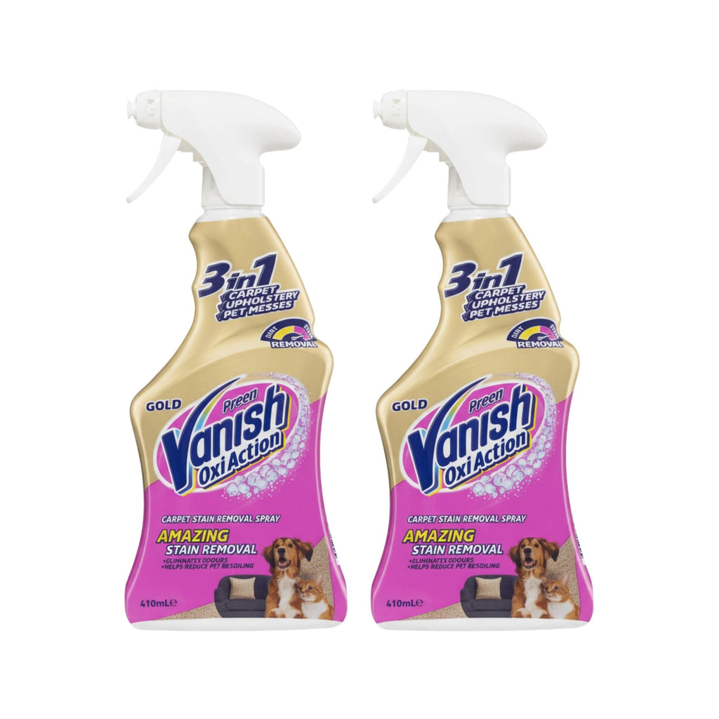 Vanish 410mL 3in1 Oxi Action Gold Carpet Stain Remover x2