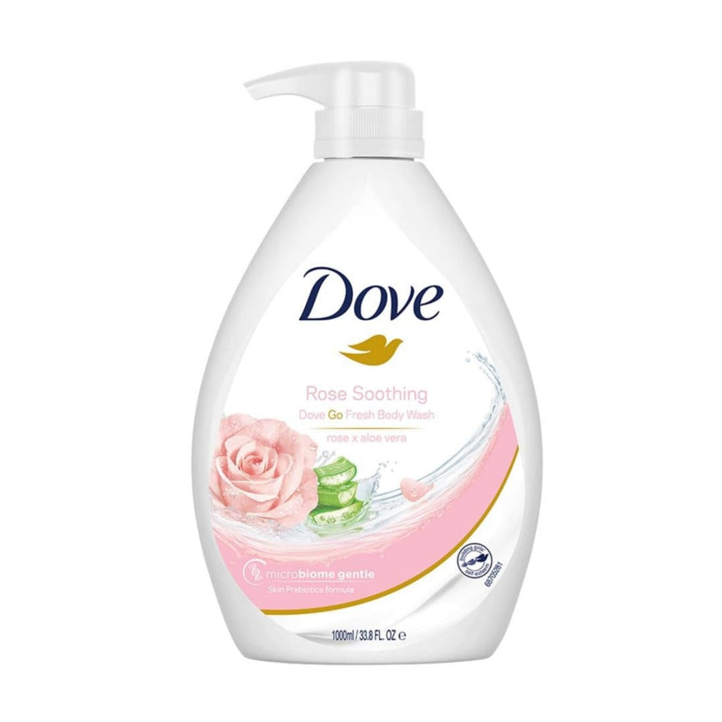 Dove 1L Soothing Rose & Aloe Vera Body Wash