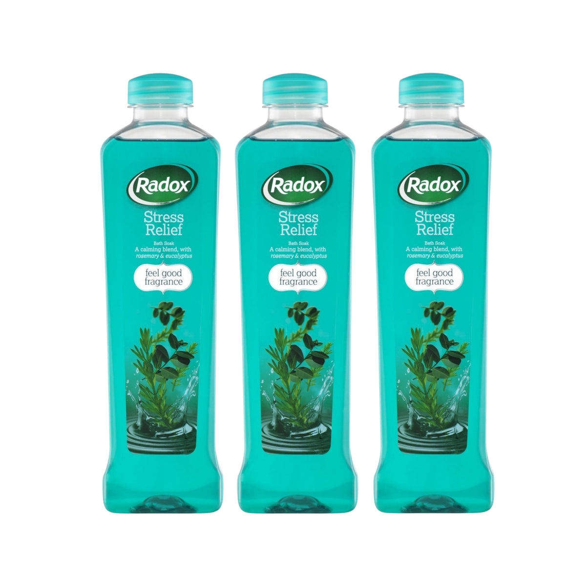 Radox 500ml Stress Relief Bath Soak x3