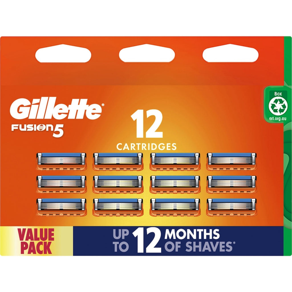 Gillette Fusion 5 Cartridges 12pk