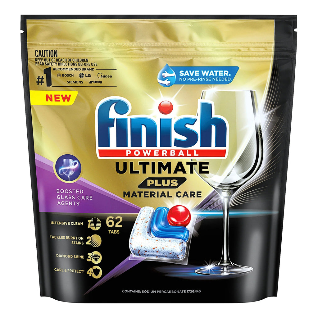 Finish Ultimate Plus Material Care x 62 Dishwasher Tablets