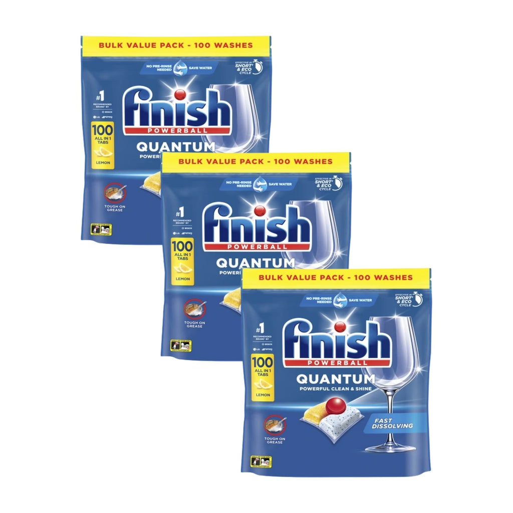 Finish Quantum Lemon x 300 Dishwasher Tablets