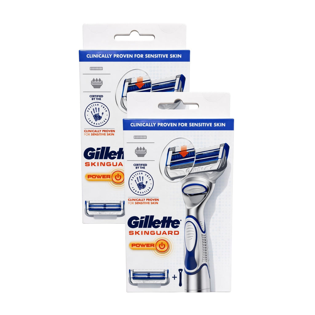 Gillette Skin Guard Razor Handle & Cartridge x2