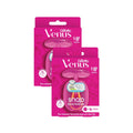 Gillette Venus Extra Smooth Includes Mini Handle & Travel Case x2